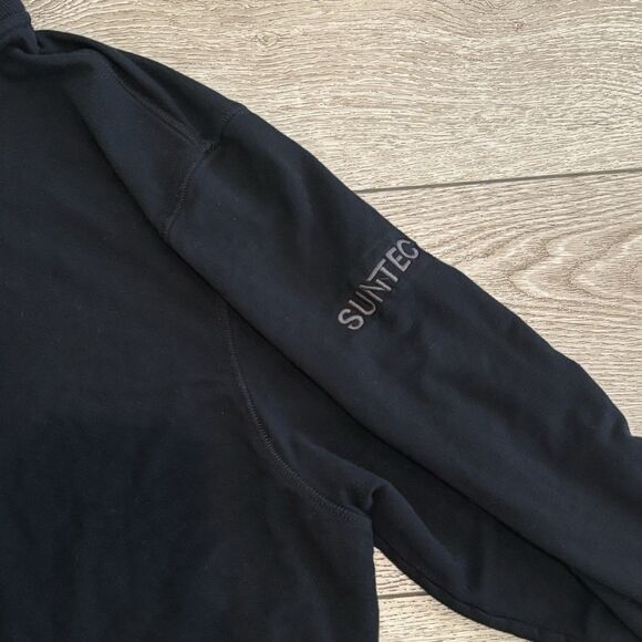 Travis Mathew Golf Sweater Mens 2XL XXL Black Quarter Zip Long Sleeve Pullover - Picture 4 of 8